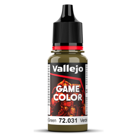 Vallejo Game Color 72.031 Camouflage Green, 18 ml
